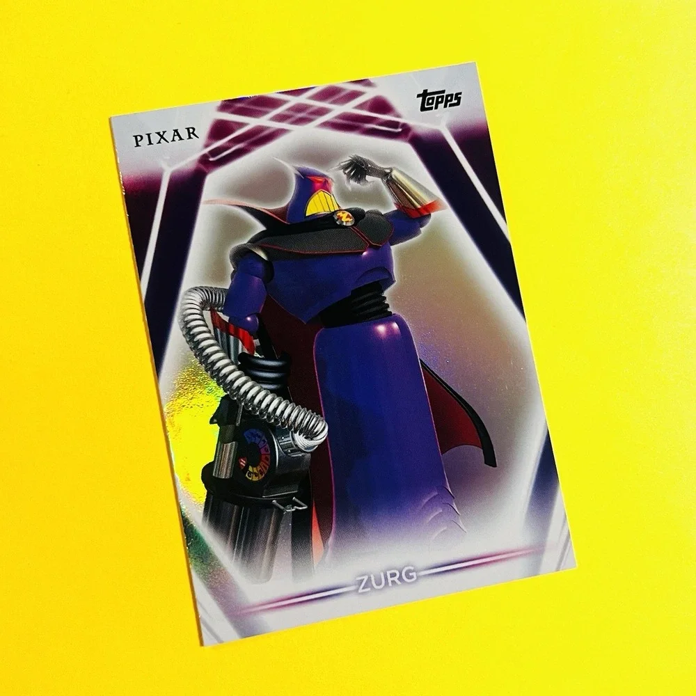 2026 Topps Chrome Disney Neon Pixar‎ Zurg #34 Rainbow Insert Card